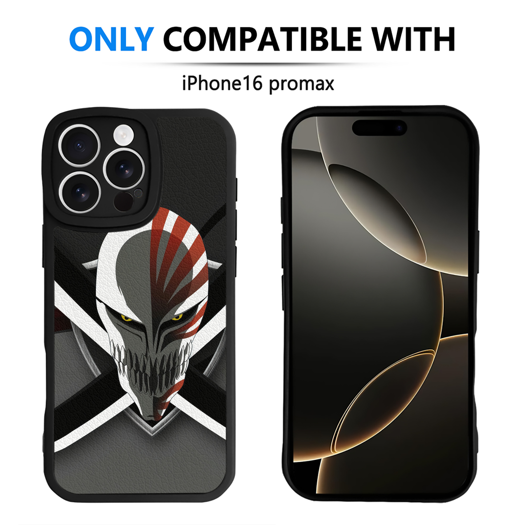 （画像用） ブリーチ BLEACH 【iPhone 16シリーズ対応】シリコンスマホケース（レザー調） 材質：シリコン
